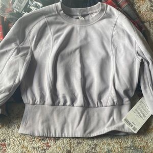 Lululemon softstreme ribbed hem pullover